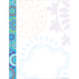 Barker Creek - Office Products 8-1/2 x 11" Designer Computer Paper, Moroccan, 50-Sheets (LL-734)