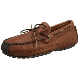 Minnetonka Men’s 758x Moosehide Weekend Moc Mocassins, Brown (Carmel), 11.5 D(M) US
