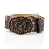 Schöneberger Trachten Couture Loris Men's Traditional Leather Belt with Deer