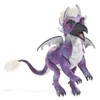 Folkmanis Beaked Dragon Hand Puppet Purple Black White Easily Animate
