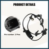 TUCKBOLD 2pcs 57455-TA0-A01 57450-TA0-A01 ABS Wheel Speed Sensor Front Left
