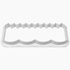 PME FF383 Broderie Anglaise Straight Frill Cutter, White