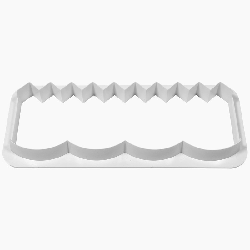 PME FF383 Broderie Anglaise Straight Frill Cutter, White