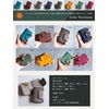 AURAMU MARGOT TONI Italian Leather Key Case, Card Case, Thin,