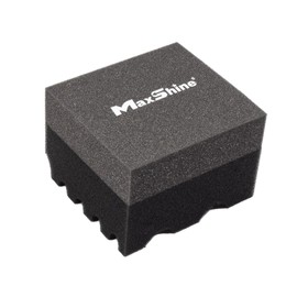 Maxshine Hydro-Tech Tire Foam Applicator Pad Waxing Sponge for Car Detailing, Black & Red (6 Pack)