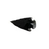 VIE Faceted Arrowhead, 3-4cm, Black Obsidian