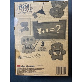 Zuru Fuggler DOUBLE TROUBLE MINI RASCALS SQUIDGE #143 Brown 9” Plush Zuru NEW