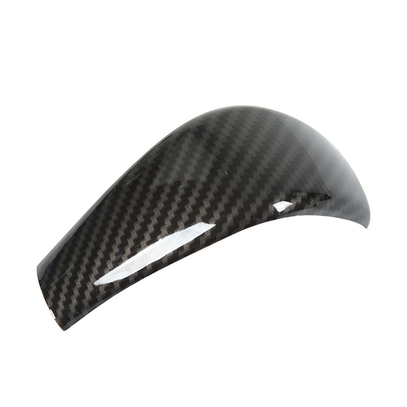 Carbon Fiber Style Gear Shift Head Cover Trim Car Modification