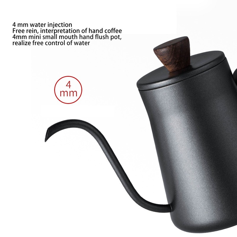 400ml Coffee Drip Kettle Stainless Steel Drip Coffee Pot Thin