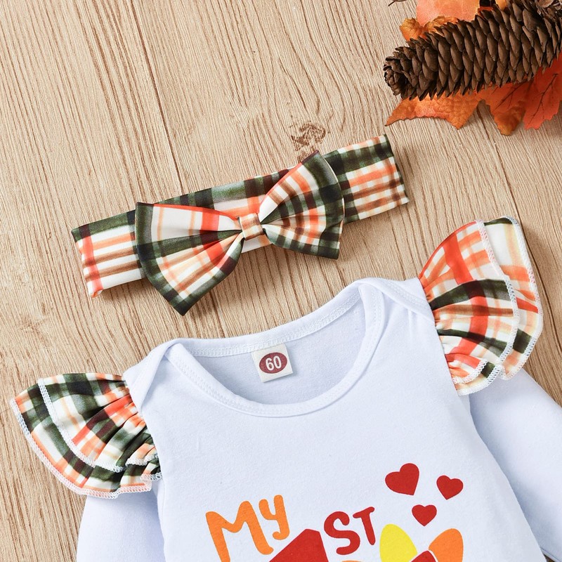 Conjunto de ropa para bebé recién nacida con estampado de