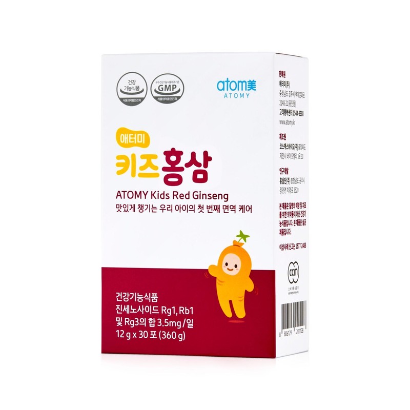 Atomy Children's Red Ginseng 30 Packets Banana Flavor Kids Red
