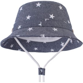 DRESHOW Baby Sun Hat Toddler Sun Protection Animal Cap Unisex Summer Bucket Hat with Chin Strap UPF 50+