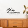 Inspirational Flower Wall Sticker PVC Self-Adhesive Home Decor for Living