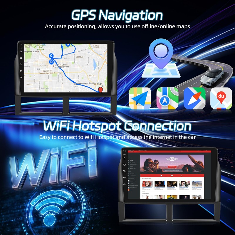 Wireless Apple Carplay Android Car Radio for Jeep Grand Cherokee