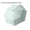 BAODINI Small Travel Umbrella for Rain and Sun Protection, 42