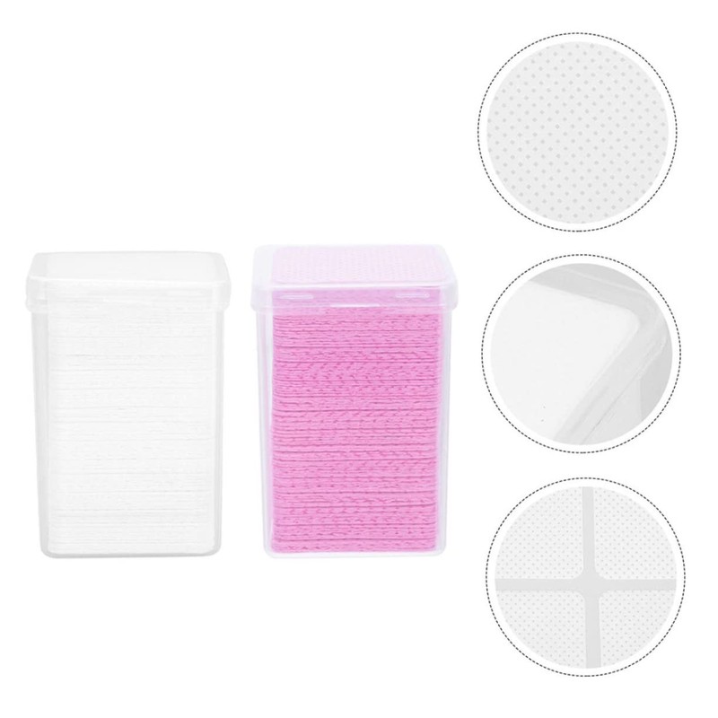 Gatuida 200pcs Wiping Cotton for Eyelash Removal Salon Bottle Cleaning