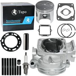 Kit de cilindro Tupo BJX400-83 Compatible con Polaris Big Boss, Scrambler, Sportsman, Sport, Xplorer, Trail Blazer, Xpress 400 1997-2003, Kit de reconstrucción de parte superior