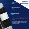 LIDER Fresh Air Circulator Timer and Motion Sensor Light Switch,