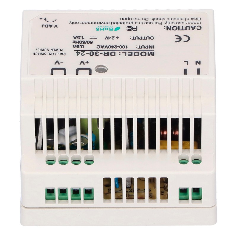DIN Rail Power Supply DR Series Adjustable LED Switching for
