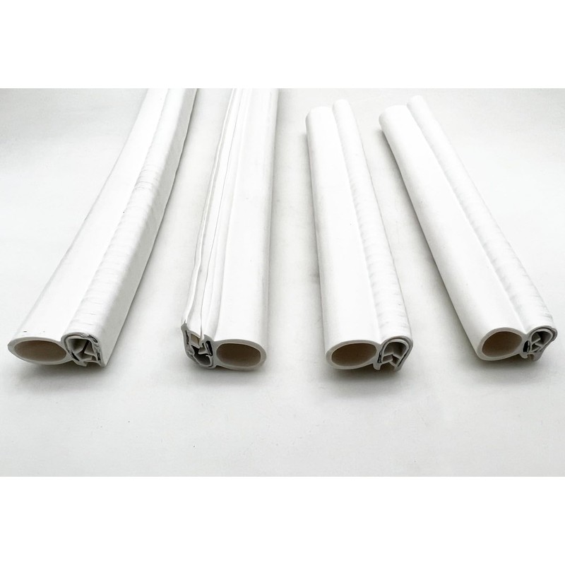 XMHF 4PCS Car Rubber Sealing Sealed Strip Door Guard Buffer