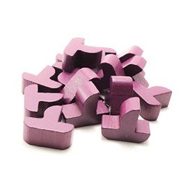 YorksGamePieces Purple Ships Expansion Wood Replacement Pieces for Settlers of Catan: Seafarers Edition