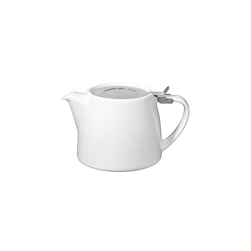 Forlife DD899WH Stump Teapot, 18 oz., White
