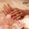 BEAUTYAVENUE Gel Nail Stickers for Hands, 24 pcs (Peach Tea