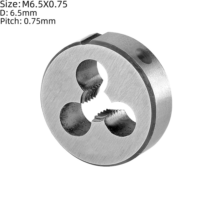 Burkit M6.5 x 0.75 Juego de grifos y troqueles M6.5
