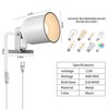 Aisilan Plug-in Wall Sconce Lighting, Adjustable Wall Light for Bedroom