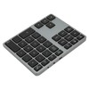 Wireless Number Pad 35 Keys Scissor Switch BT5.0 Aluminium Alloy