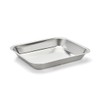 Marinating Plate, Stainless Steel, 30 x 25 x 4.3 cm