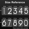 3 inch 30 Pcs Reflective Mailbox Numbers Stickers for Outside,
