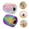 COHEALI 2pcs Handmade Woven Cotton Thread Multi-Function Crocheting Yarn DIY