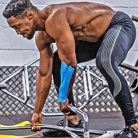 FLEXU Kinesiology Tape Pre Cut Bulk Pack Super Saver 3 Rolls - Black, 60 x 5.1 x 25.4 cm