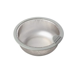 Belca SP-202GT Stainless Steel Shallow Trash Basket for Sinks, 135 Type, Diameter 5.3 inches (13.5 cm), Height 2.3 inches (5.8 cm), Stainless Steel/Gray