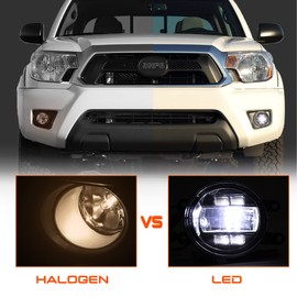 DRFG LED Fog Light with DRL Compatible for Tacoma 2012 2013 2014 2015 Bumper Fog Lights Lamps