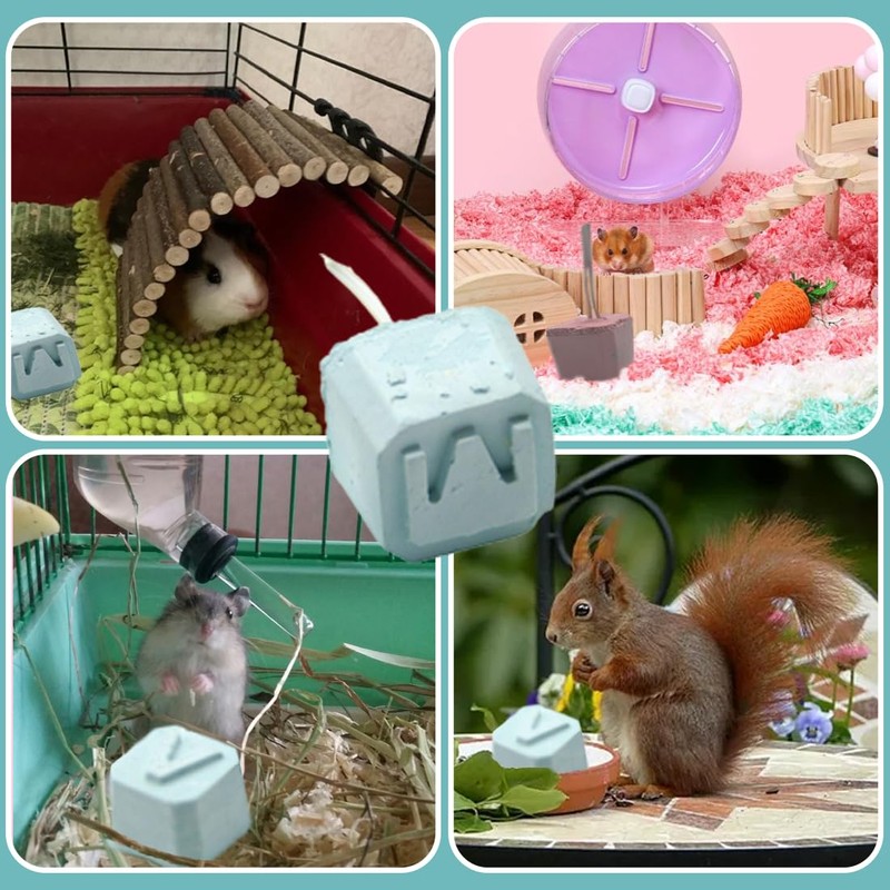 HAMKU 10 Pcs Hamster Volcanic Stone Molar Stone Small Pet