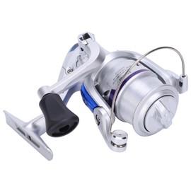 Portable Fishing Reel Casting Rods with Fish Wire Spinning Reel Fishing Accessorysilver