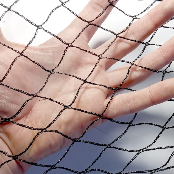 Elixir Gardens Heavy Duty Bird Netting Black 6m x 4m