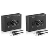 2 Set 3.5mm Audio Switcher, 2 Input 1 Output/1 Input