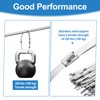 500 Pcs Metal Zip Ties 11.8 Inch Heavy Duty 304