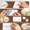 Dry Erase Labels 30 Pack 3x5Inch Reusable Whiteboard Sticky Notes