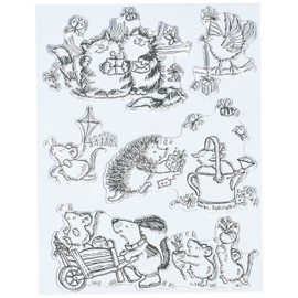 Penny Black Clear Stamps 5 x 7-inch-Critter Fun, Other, Multicoloured, 0.38 x 13.97 x 19.05 cm