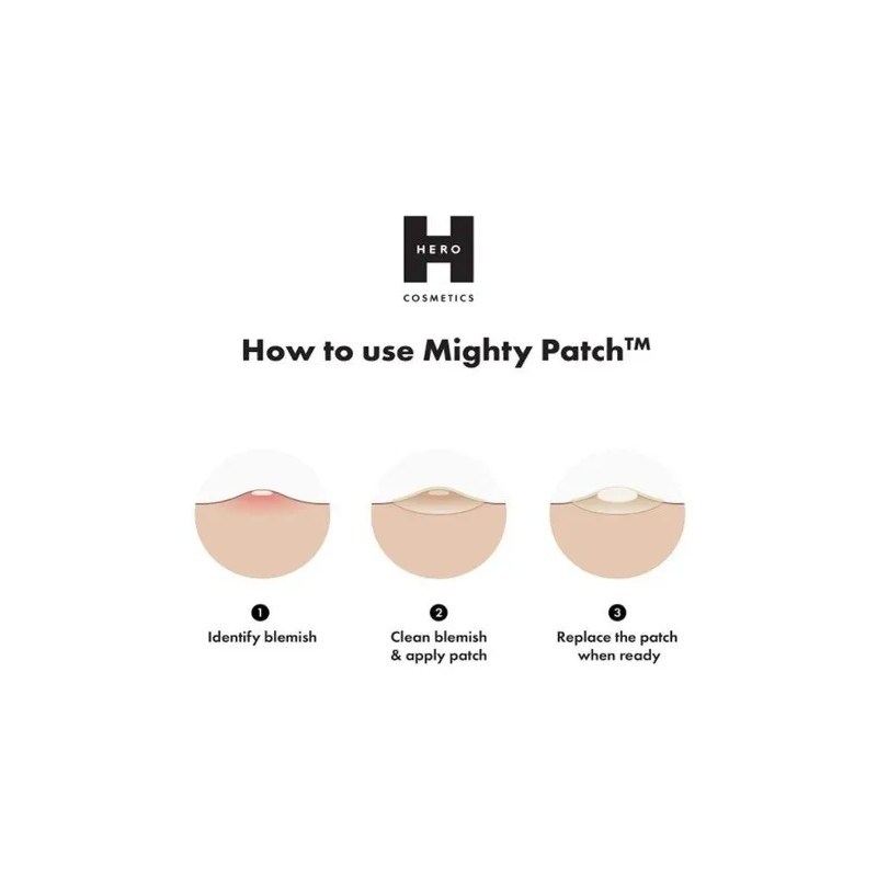 2 Pack Hero Mighty Patch 24original+24invisible Parches Acné Momento De