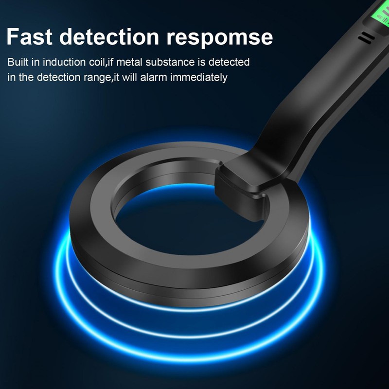 Handheld Metal Detector Portable Professional Gold Treasure Hunting Unearthing Tool