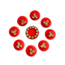 Premium Bindi Assorted Indian Daily Use Forehead Bindi Round Tattoo Body Art Sticker craft decor Women Gift on New Year Festival Best For Daily Use (Design 4)