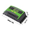 12V/24V PWM Solar Controller Dual USB Double Button Operation Solar