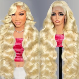 Megeen 613 Lace Front Wig Human Hair Body Wave Honey Blonde Wig 210% Density 13x6 HD Lace Frontal Wigs Human Hair Pre Plucked With Baby Hair Glueless Wigs for Women