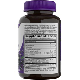 Nature’s Way Sambucus Elderberry Immune Support Gummies for Kids & Adults*