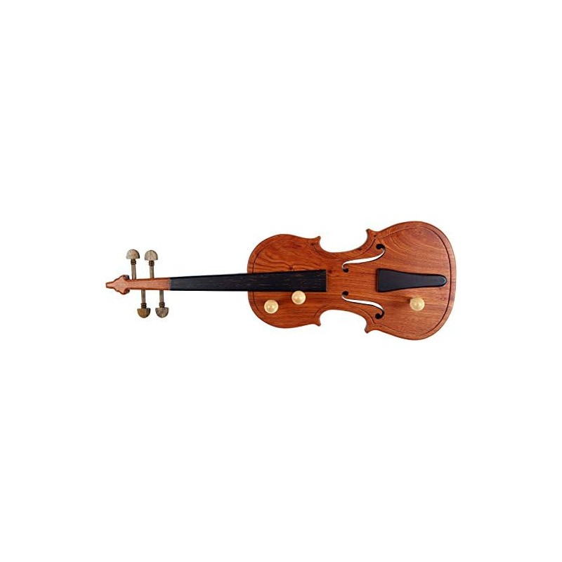 Royal RC Canes Violin Wall Stand - Genuine Rosewood Violin
